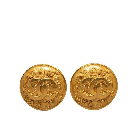 Chanel Jewelry - Pre Loved Chanel CC Clip On Earrings
